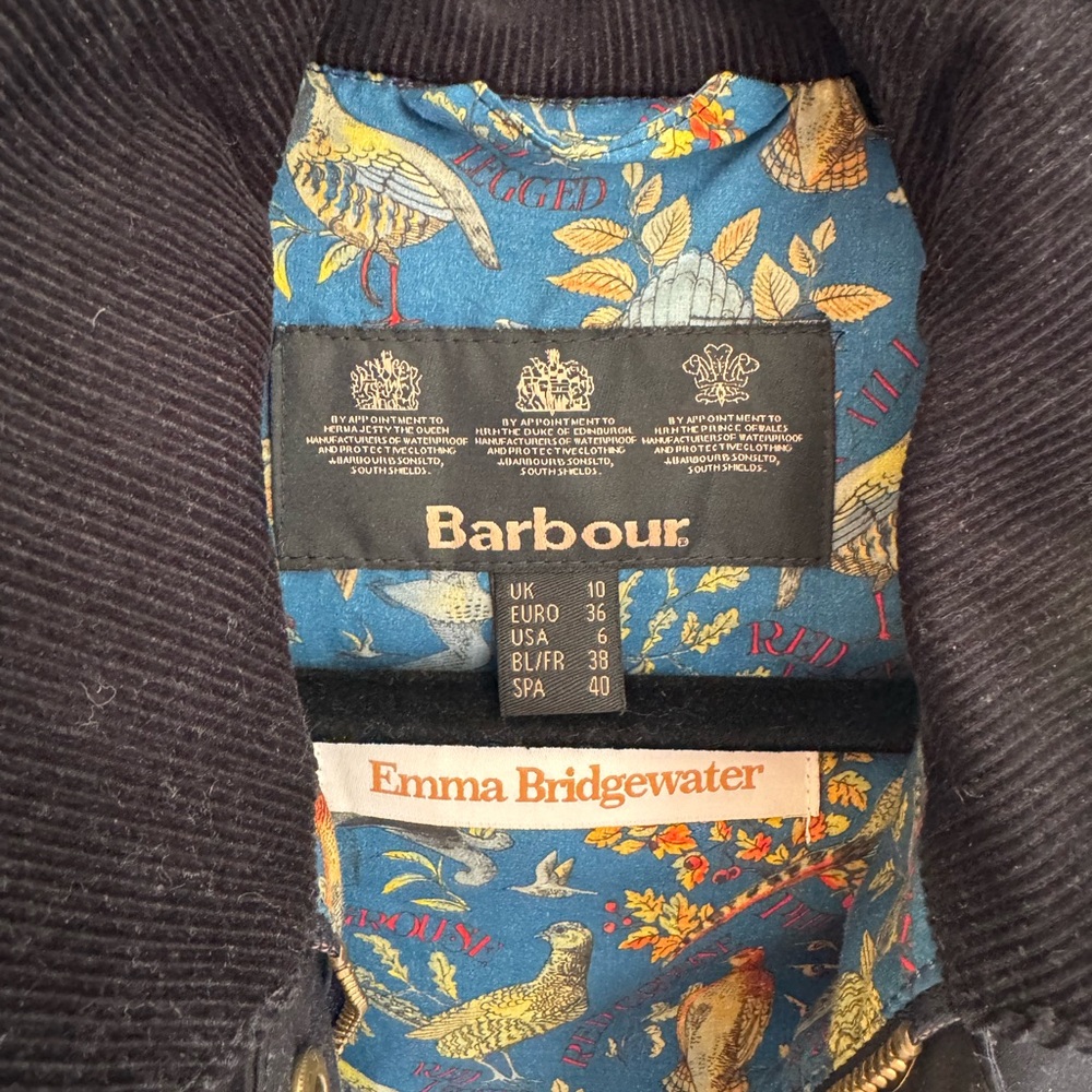 Barbour Blue Patterned Jacket